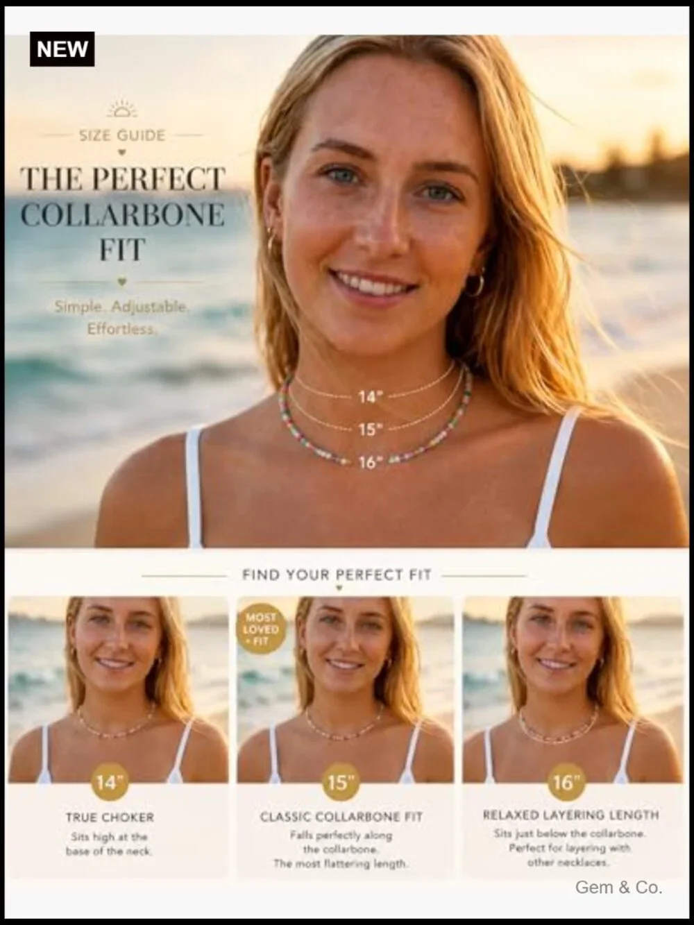 Natural Heishi Gemstone Choker, Adjustable 15-18in Beaded Layering Necklace,